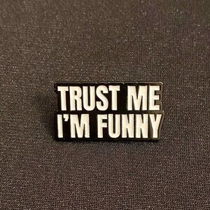 Enamel pin or magnet demands attention but not sure these go together logically